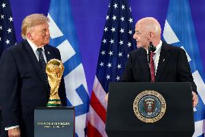 美媒：国际足联否认因凡蒂诺与美国国务卿或政府任何内阁官员通话